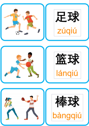 Chủ đề số 11: Flashcard tiếng Trung Sports Thể thao [PDF] - Ảnh 2