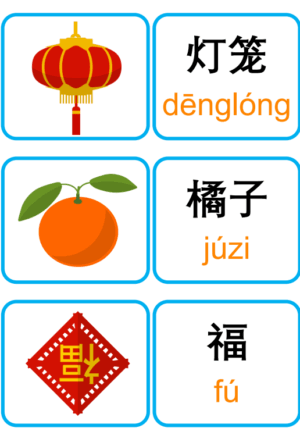 Chủ đề số 13: Flashcard tiếng Trung Spring festival Lễ hội mùa xuân[PDF] - Ảnh 2