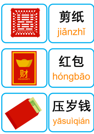 Chủ đề số 13: Flashcard tiếng Trung Spring festival Lễ hội mùa xuân[PDF] - Ảnh 3