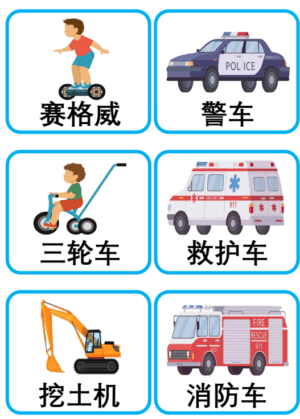 Chủ đề số 19: Flashcard tiếng Trung Transportation Phương tiện giao thông [PDF] - Ảnh 4