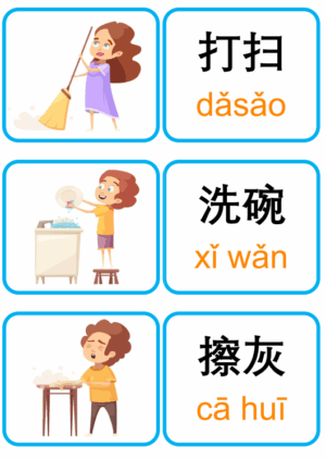 Chủ đề số 30: Flashcard tiếng Trung Houseworks Việc nhà [PDF] - Ảnh 2