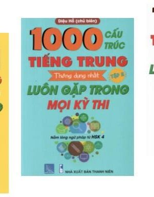 Combo Sách 1000 Cấu trúc tiếng Trung thông dụng nhất – Tập 1, 2, 3 [PDF]